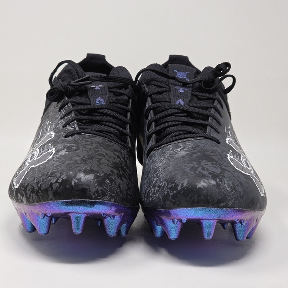 Under Armour Blur Smoke Suede 2.0 MC Football Cleats Mens Size 9 3027978-001 New - Picture 8 of 10
